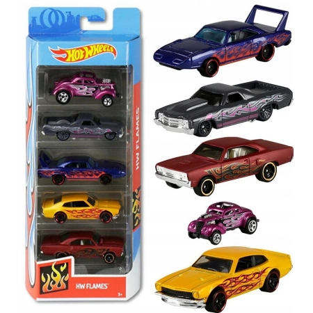 Samochody Hot Wheels zestaw HW FLAMS GHP60